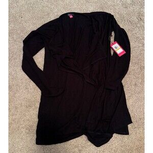 Vince Camuto Angled Cardigan – Black, Size Small, NWT